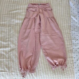 Free People Pink Lotus Jeans